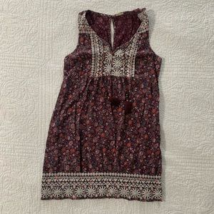 Hollister Floral Print Dress-Size S